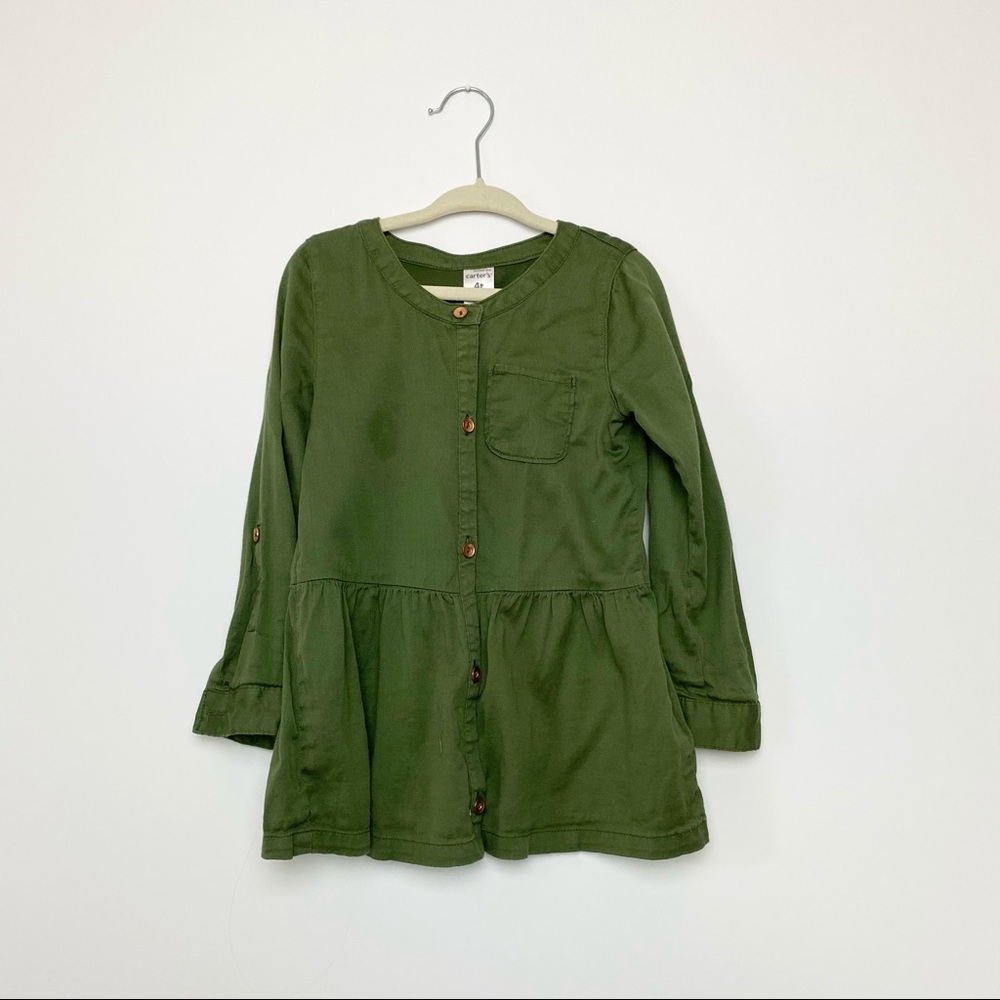 Girls 4 drop-waist Shirt Dress tunic Carter’s